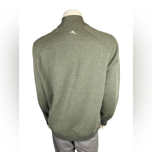 Tommy Bahama Flipshore 1/2 Zip Reversible Sweatshirt Excellent Condition XL - Picture 2 of 11